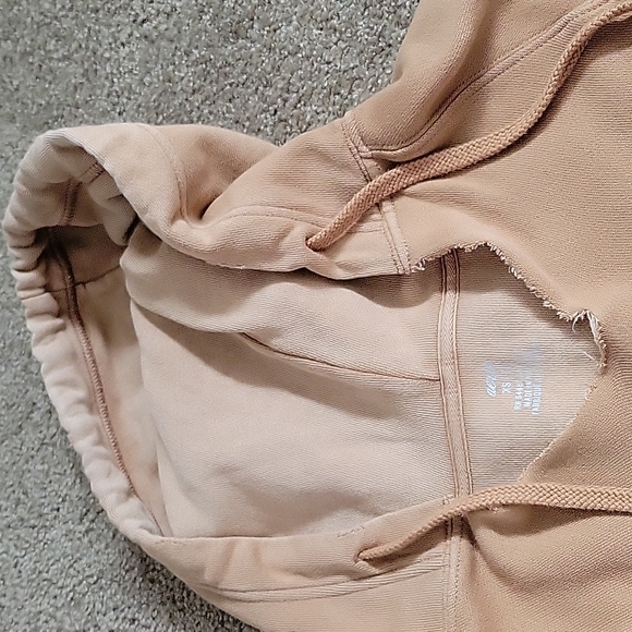NWOT Aerie Raw-Edge Hooded Sweatshirt - Lowest Price - Picture 5 of 5